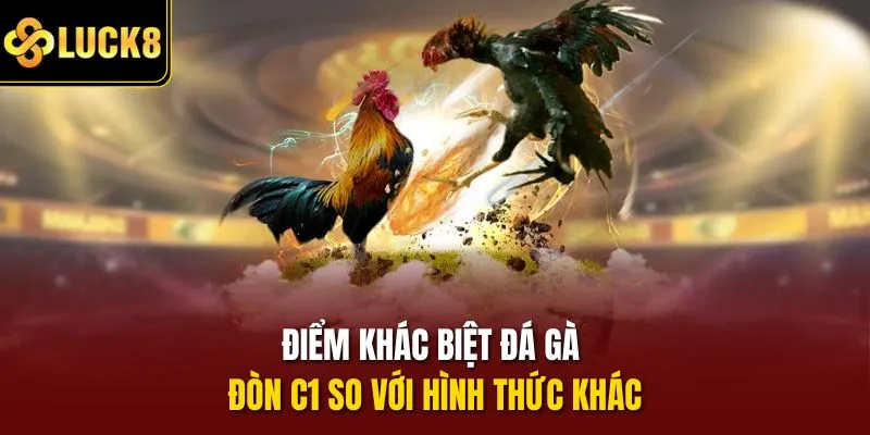 Điểm khác biệt đá gà đòn C1 so với hình thức khác